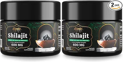 Duo Pack: 600 MG Organic Himalayan Essence - Shilajit Resin Blend