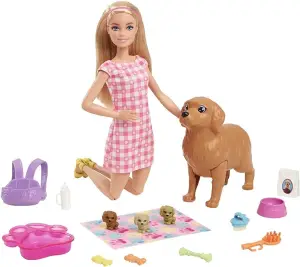 Barbie Doll and Pets