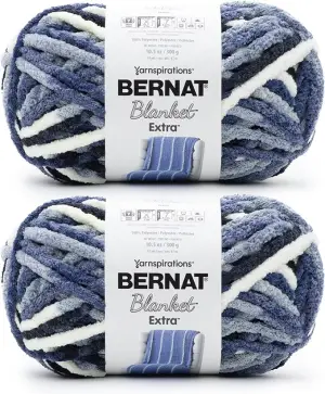 Bernat Blanket Extra Chunky Chenile Acrylic Yarn