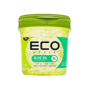 Unlock Brilliance: Olive Oil Infused Styling Gel - Enhances Shine and Controls Split Ends