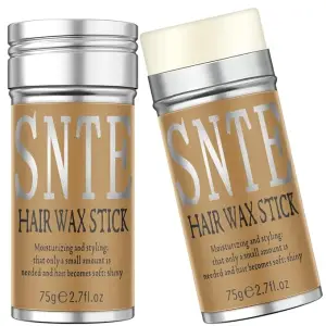 2pcs - Wax Stick for Hair Wigs Flyaway Hair Tamer Stick for Smoothing Flyaways & Taming Frizz