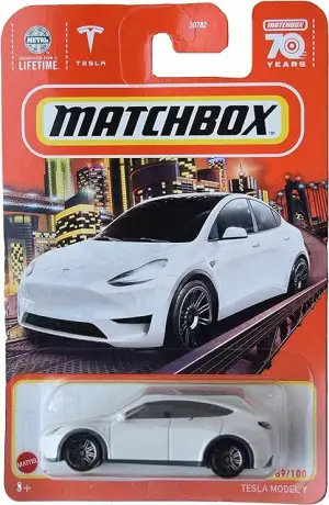 Matchbox Tesla Model Y, 70 Years 89/100