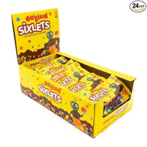 Original Sixlets Chocolate Candy Box