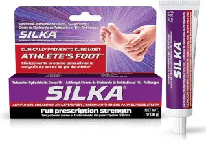 SILKA Anti-Fungal Cream, Clinical Anti-Fungus Foot Treatment