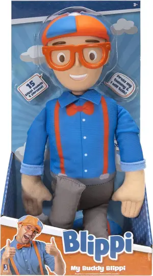 Blippi Bendable Plush Doll