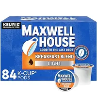 Maxwell House Breakfast Blend Light Roast K-Cup Coffee Pods