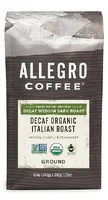 Allegro Coffee Decaf Organic Italian Roast Ground Coffee