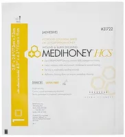 Derma Sciences 31722 Medihoney Dressing Hydrogel Colloidal Sheet