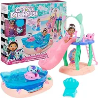 Gabby’s Dollhouse, Purr-ific Pool Playset with Gabby and MerCat Figures