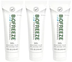 Biofreeze Gel 4 FL OZ Tube (Pack Of 3) Professional