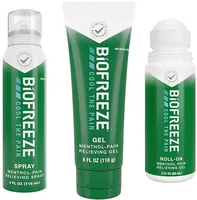 Biofreeze Pain Relief Roll-On, Gel & Spray