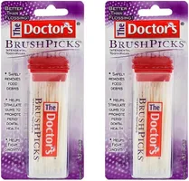 Doctor's BrushPicks: Interdental Toothpicks, 120 Picks per Pack (2-Pack)