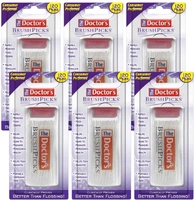 The Doctor's BrushPicks Interdental Toothpicks | (6-Pack)