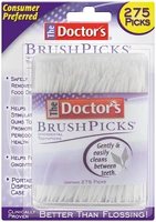 The Doctor's BrushPicks Interdental Toothpicks, 275 Picks