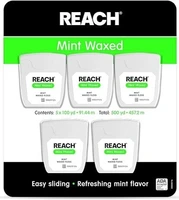 Johnson & Johnson Reach Mint Waxed Dental Floss