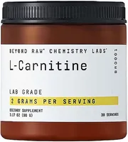 BEYOND RAW Chemistry Labs L-Carnitine Powder | Fuels Exercise and Supports Recovery