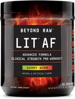 BEYOND RAW Lit Pre Workout Blend AF | Clinically Formulated Advanced Formula Includes Natural Caffeine