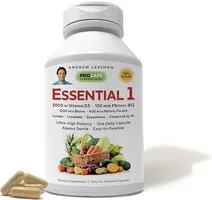 ANDREW LESSMAN Essential-1 Multivitamin 3000 IU Vitamin D3 60 Small Capsules