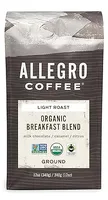 Allegro Coffee Organic Breakfast Blend Ground Coffee