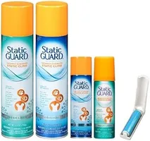 Static Eliminator Spray Duo: Fresh Linen & Original Scents, 5.5 oz and 1.4 oz Travel Size Combo (Set of 4)