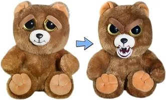 Plush Stuffed Bear that Turns Feisty with a Squeeze