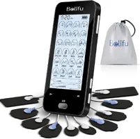 Belifu Dual Channel Tens Unit Electro Muscle Stimulator, Fully Isolated with Independent 24 Modes