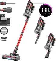 HOMPANY Cordless Vacuum Cleaner, 40Kpa/500W Stick Vacuum with Smart Display