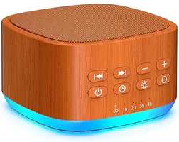 Magicteam White Noise Machine with 10 Colors Lights and 25 Soothing Sounds