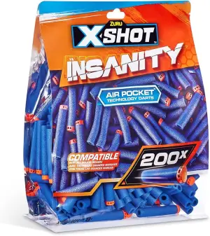 X-Shot Insanity 200 Dart Refill Pack by ZURU